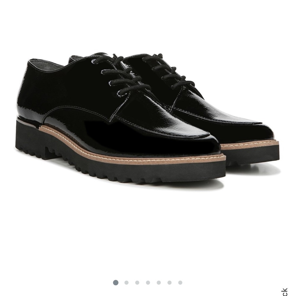 Franco Sarto Women's Charles patent leather oxfords